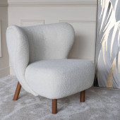 Wingback Occasional Chair – Cream 